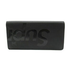 Louis Vuitton Portefeuille Wallet Brazza Bi fold Long Epi Black